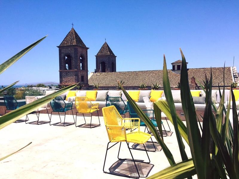 Hotel Catedral La Paz Eksteriør billede Rooftop of the hotel